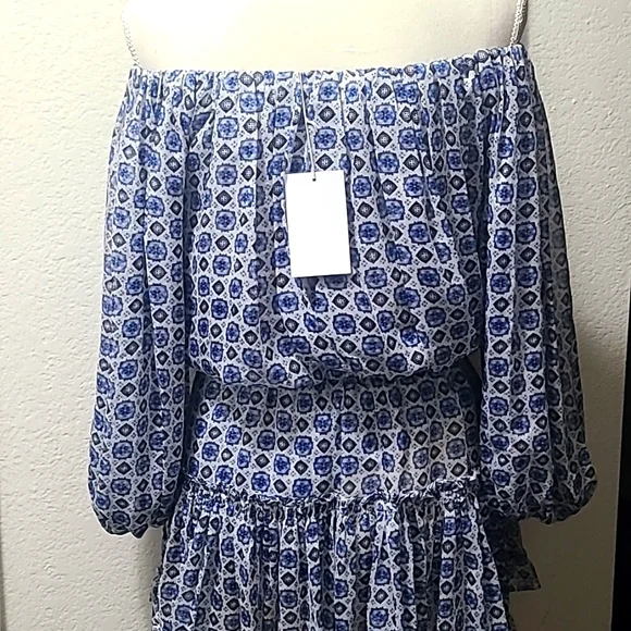 Misa Los AngelesZonia Off Shoulder Chiffon Mini Dress - Picture 5 of 7